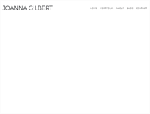 Tablet Screenshot of joannagilbert.com